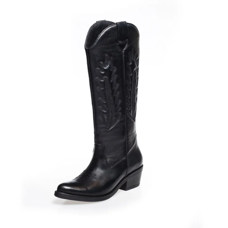 Copenhagen Shoes Støvler Med Hæl | Lange Støvler*A DREAM COME TRUE - BLACK Adream come true boot black