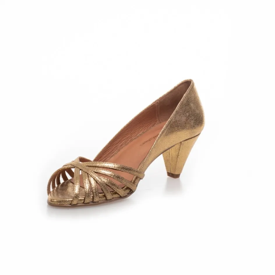 all_i_need__gold_2.webp Copenhagen Shoes Sandaler Med Hæl | Stiletter*ALL I NEED - GOLD Alli need heels gold