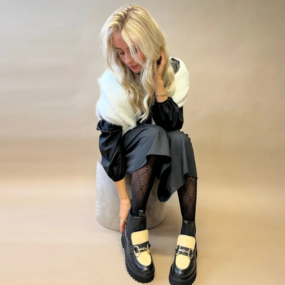 all_i_want_multi__blackbeige_4.webp Copenhagen Shoes Chelsea Boots | Ankelstøvler*ALL I WANT MULTI - BLACK/BEIGE Alli want multi boot black beige
