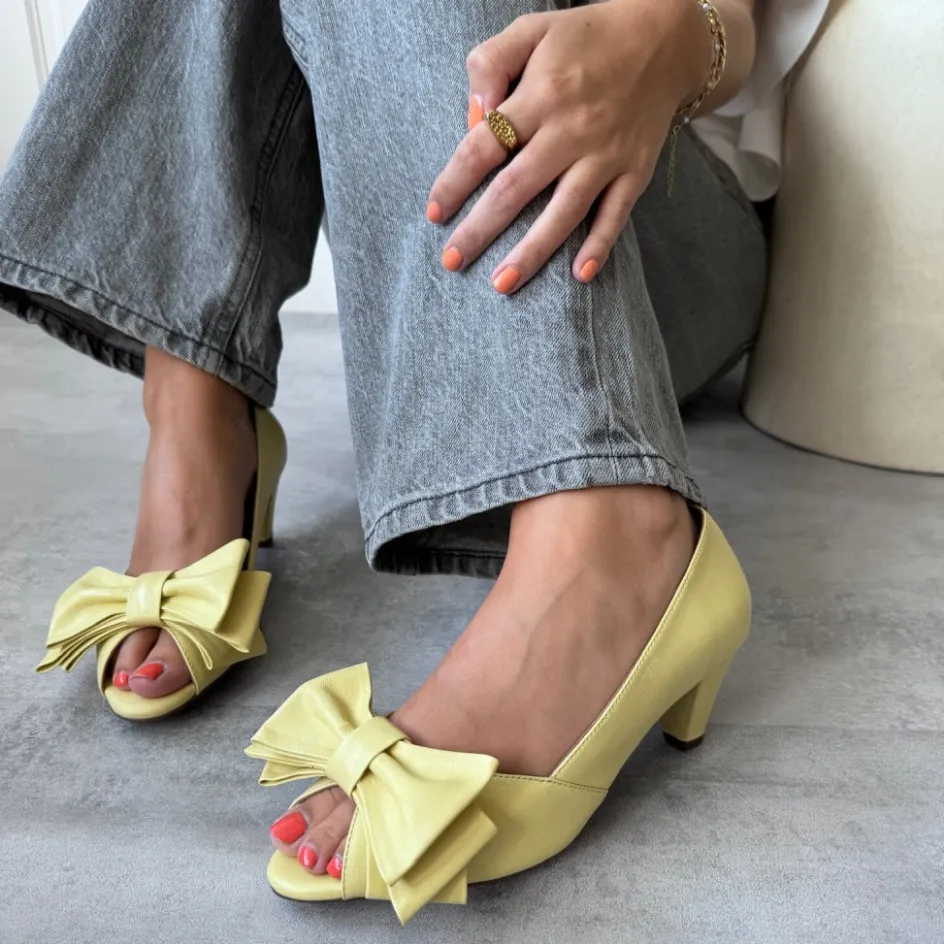 Copenhagen Shoes Sandaler Med Hæl | Stiletter*ANGIA - Lt yellow