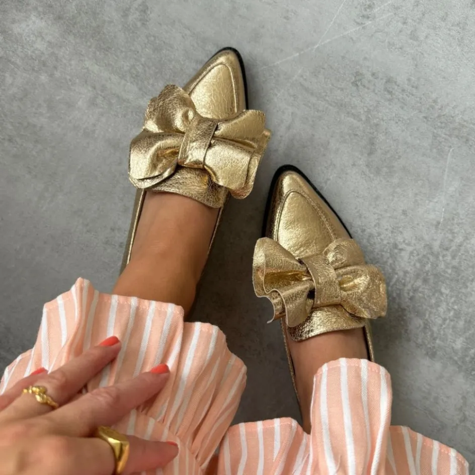 ballroom_gold__gold_madrid_2.webp Copenhagen Shoes Loafers*BALLROOM GOLD - GOLD (MADRID) Gold madrid