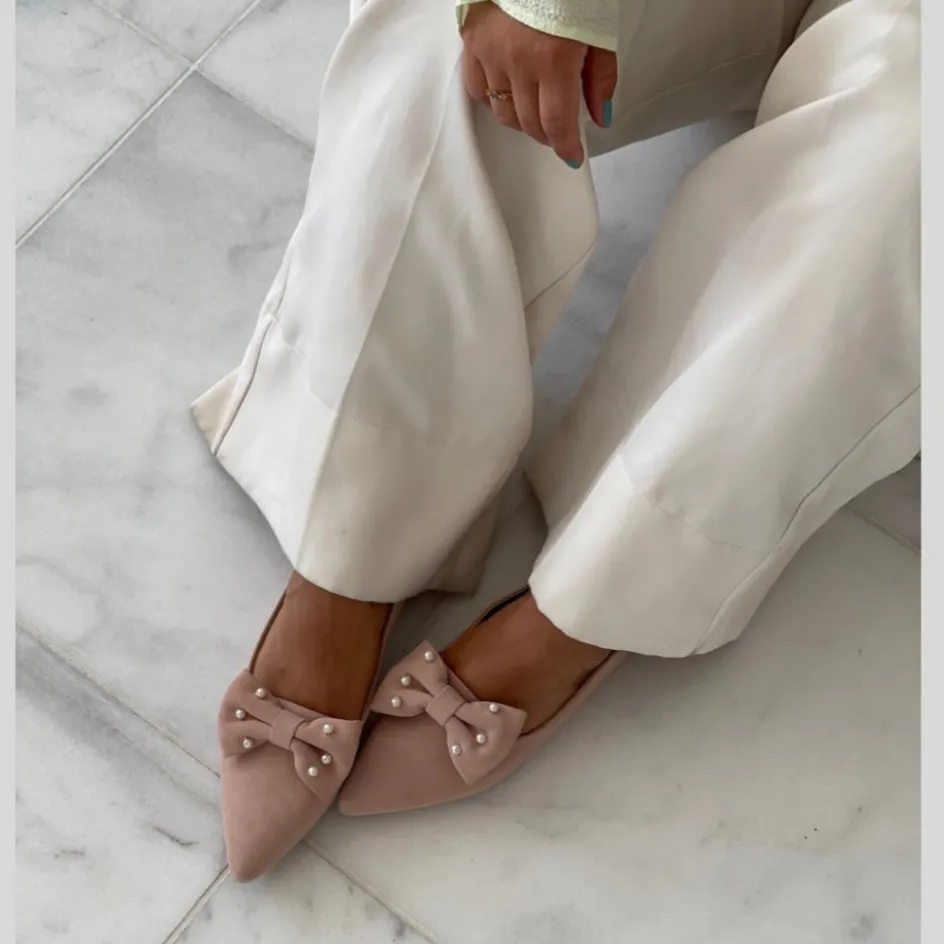 Copenhagen Shoes Ballerinasko*BE GOOD PEARLS - BEIGE Begood pearls loafer beige