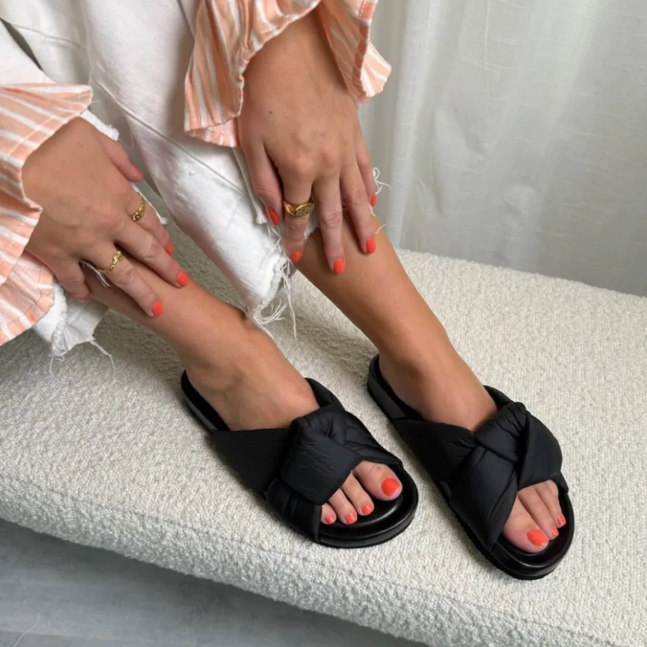 be_like_me__black_9.webp Copenhagen Shoes Flade Sandaler*BE LIKE ME - Black