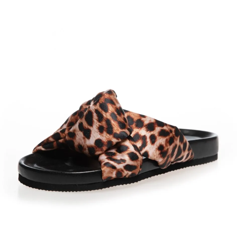 be_like_me__brown_leopard_3.webp Copenhagen Shoes Flade Sandaler*BE LIKE ME - Brown leopard