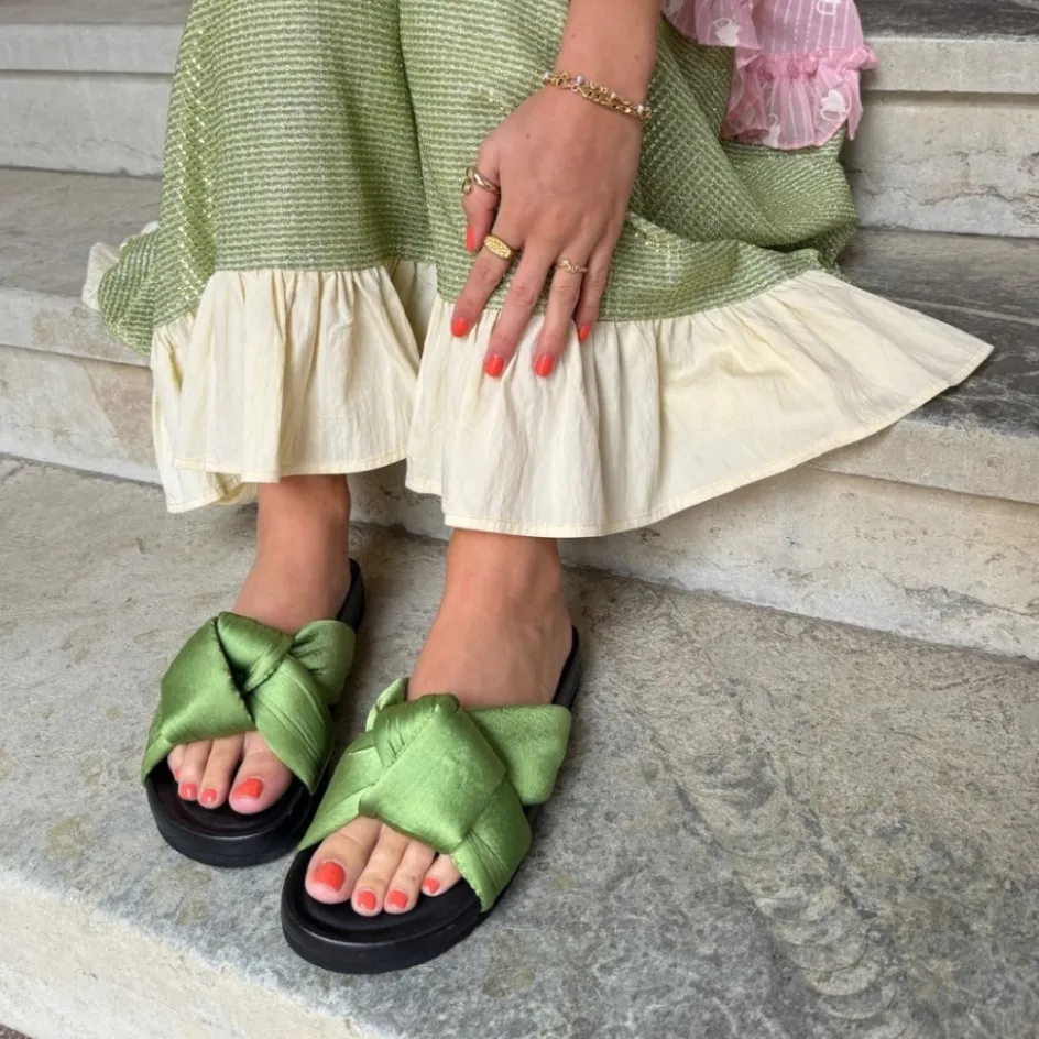 Copenhagen Shoes Flade Sandaler*BE LIKE ME - Green