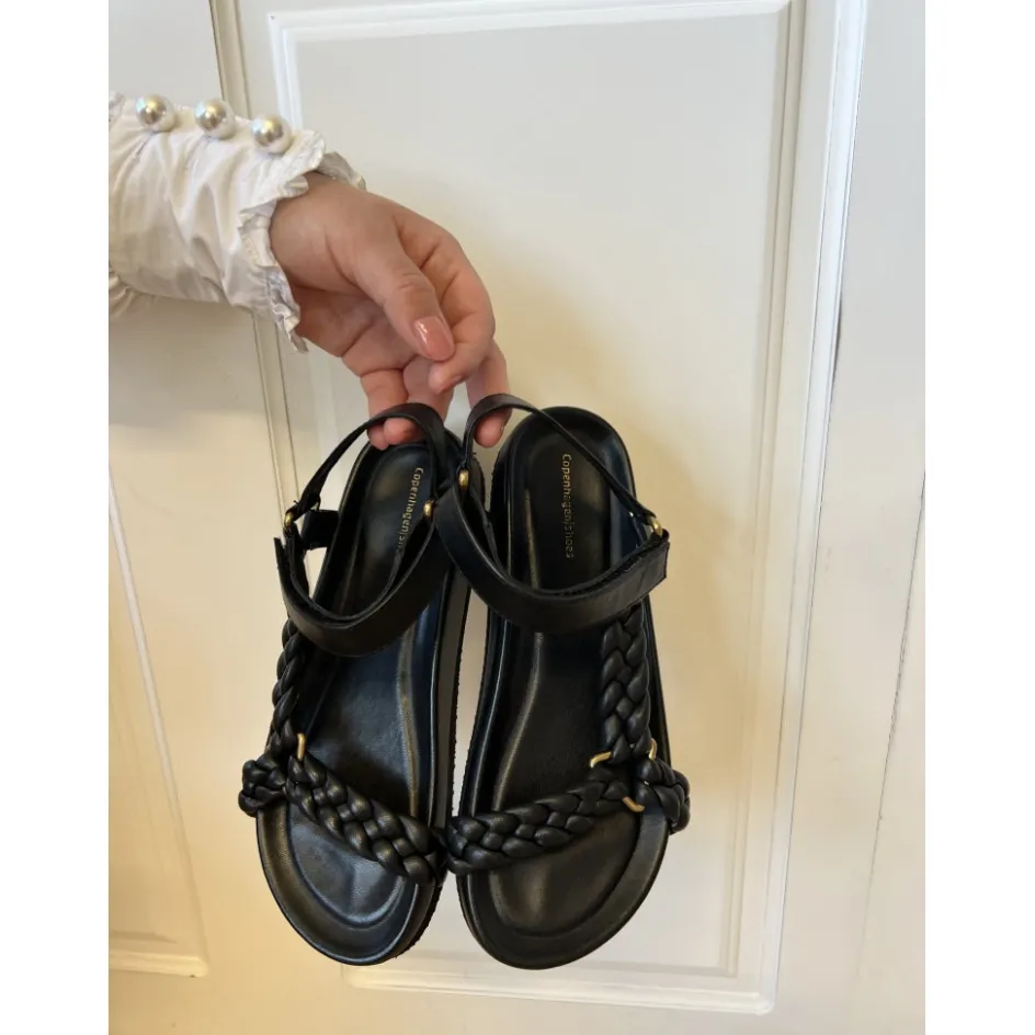 beach__black_4.webp Copenhagen Shoes Flade Sandaler*BEACH - BLACK Beachsandal black