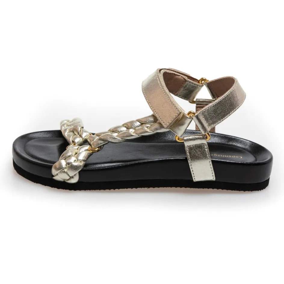 Copenhagen Shoes Flade Sandaler*BEACH - - Gold