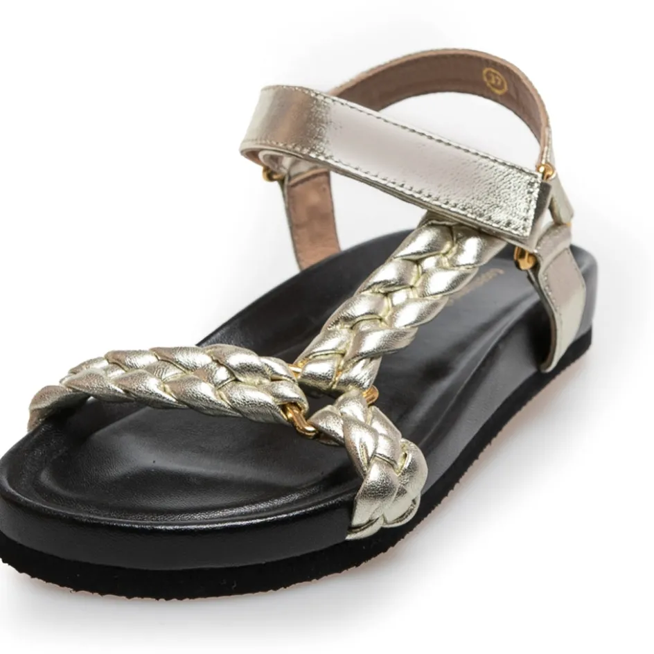beach__gold__gold_8.webp Copenhagen Shoes Flade Sandaler*BEACH - - Gold