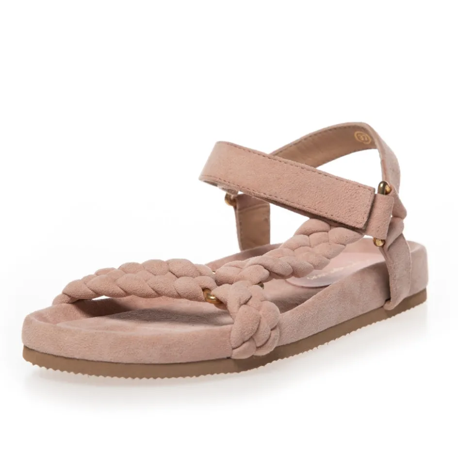 beach_suede__papaya_8.webp Copenhagen Shoes Flade Sandaler*BEACH SUEDE - Papaya