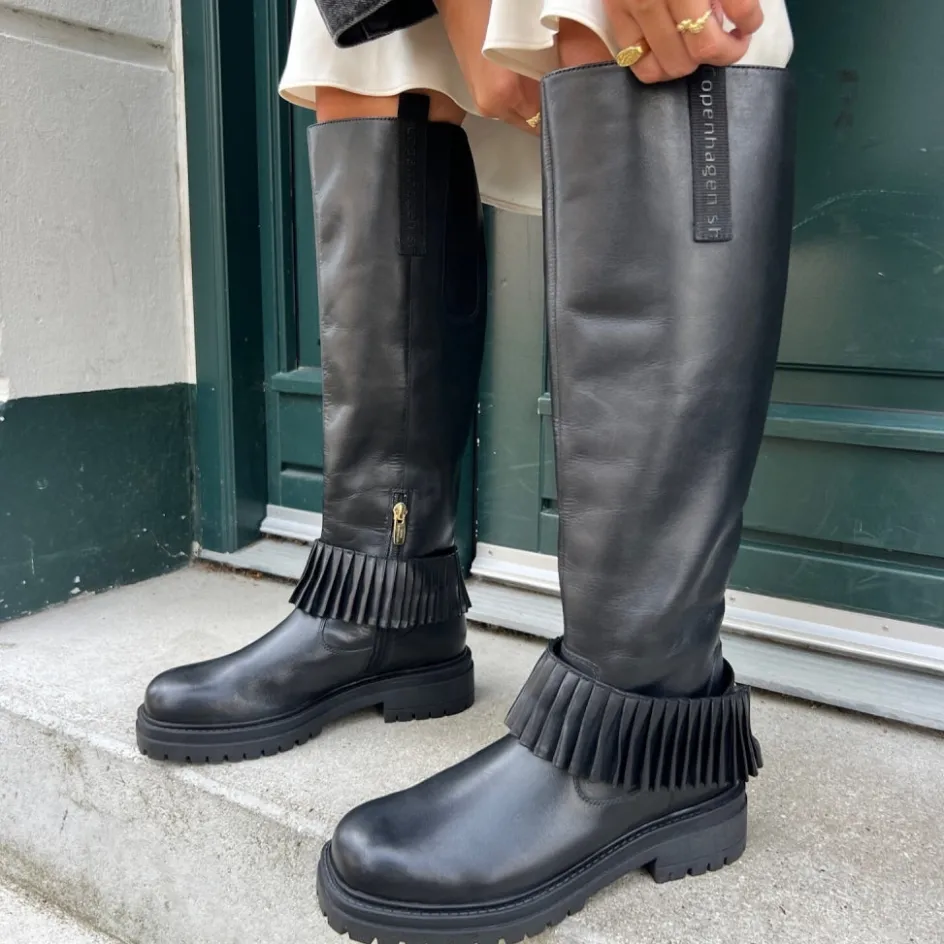 Copenhagen Shoes Lange Støvler*BECAUSE YOU CAN - Black