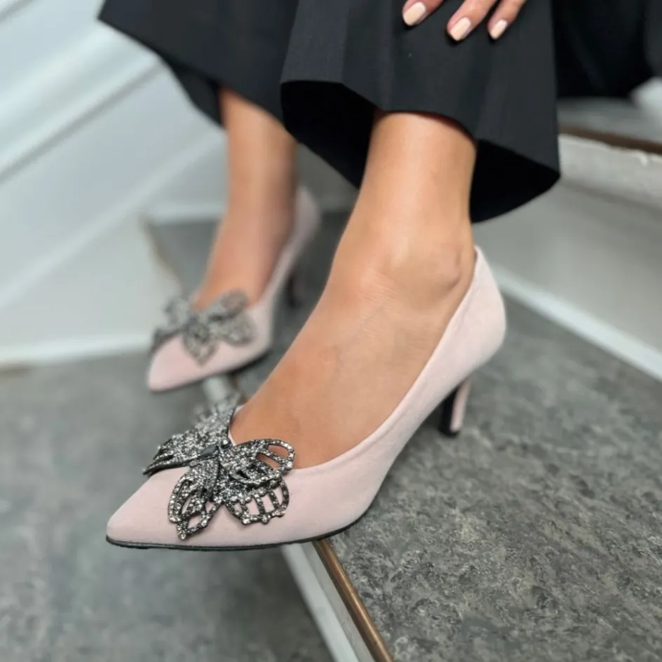 Copenhagen Shoes Stiletter*BUTTERFLY - BEIGE (TOPO) Butterflyheels beige topo