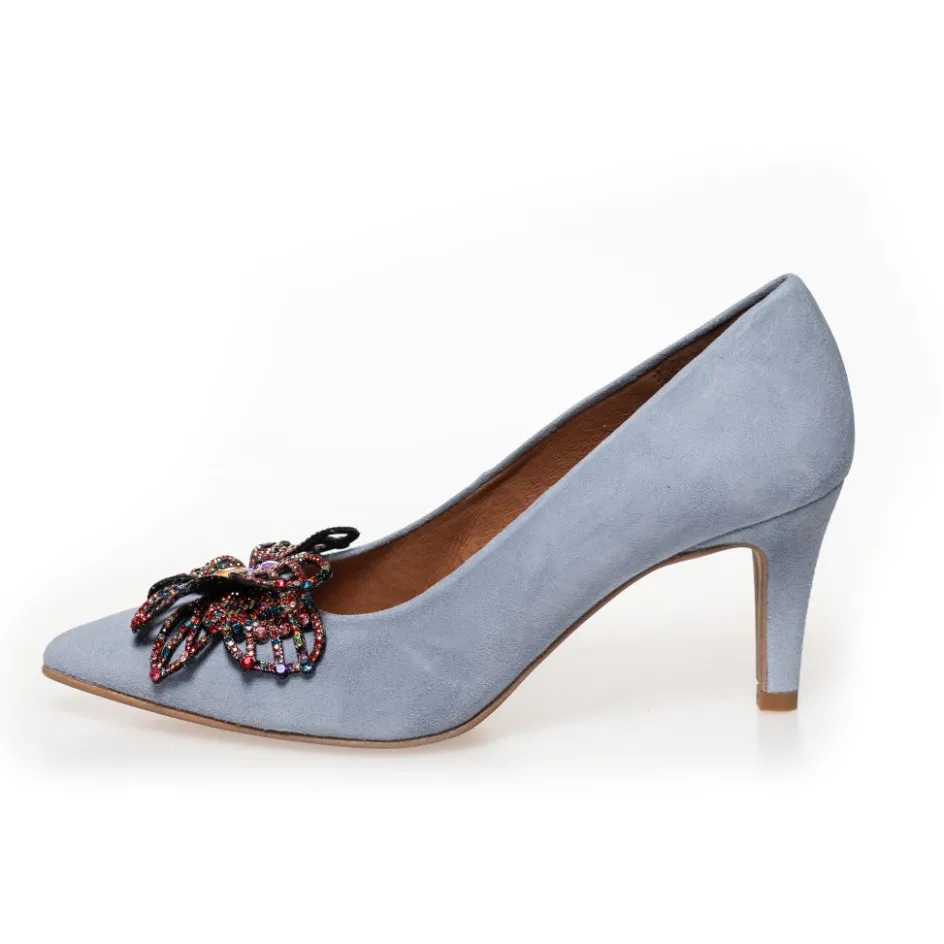 Copenhagen Shoes Stiletter*BUTTERFLY - BLUE FOG Butterflyheels blue fog