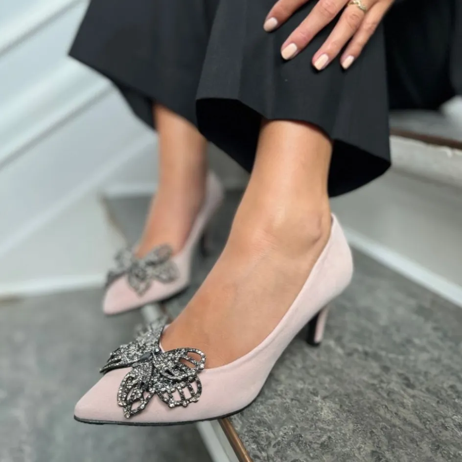 Copenhagen Shoes Stiletter*BUTTERFLY - ROSE - ROSE (OLIMPO) Butterflyrose heels rose olimpo