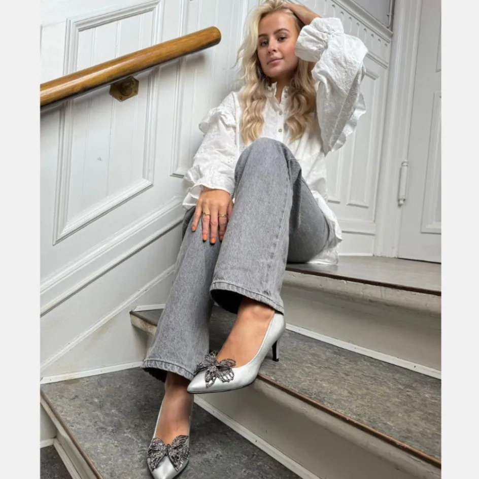 butterfly__silver__silver_argento_10.webp Copenhagen Shoes Stiletter*BUTTERFLY - SILVER - SILVER (ARGENTO) Butterflysilver heels silver argento