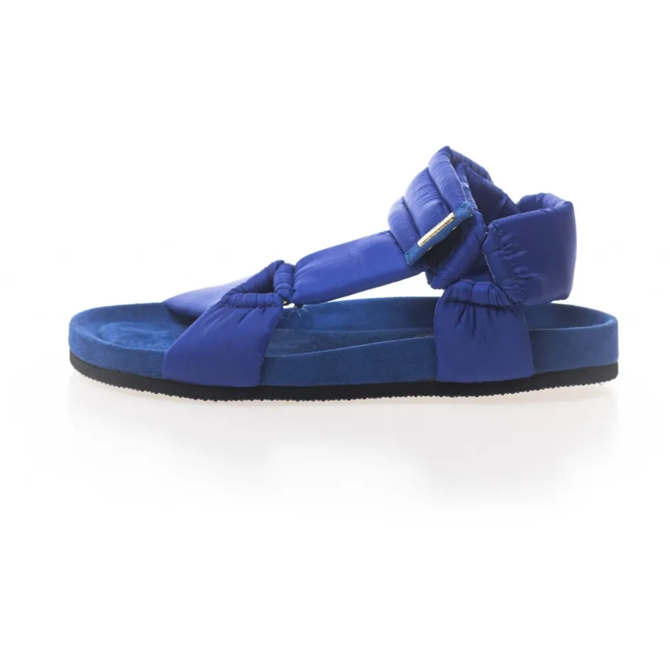Copenhagen Shoes Flade Sandaler*CARRIE - ELECTRIC BLUE Carriesandal electric blue