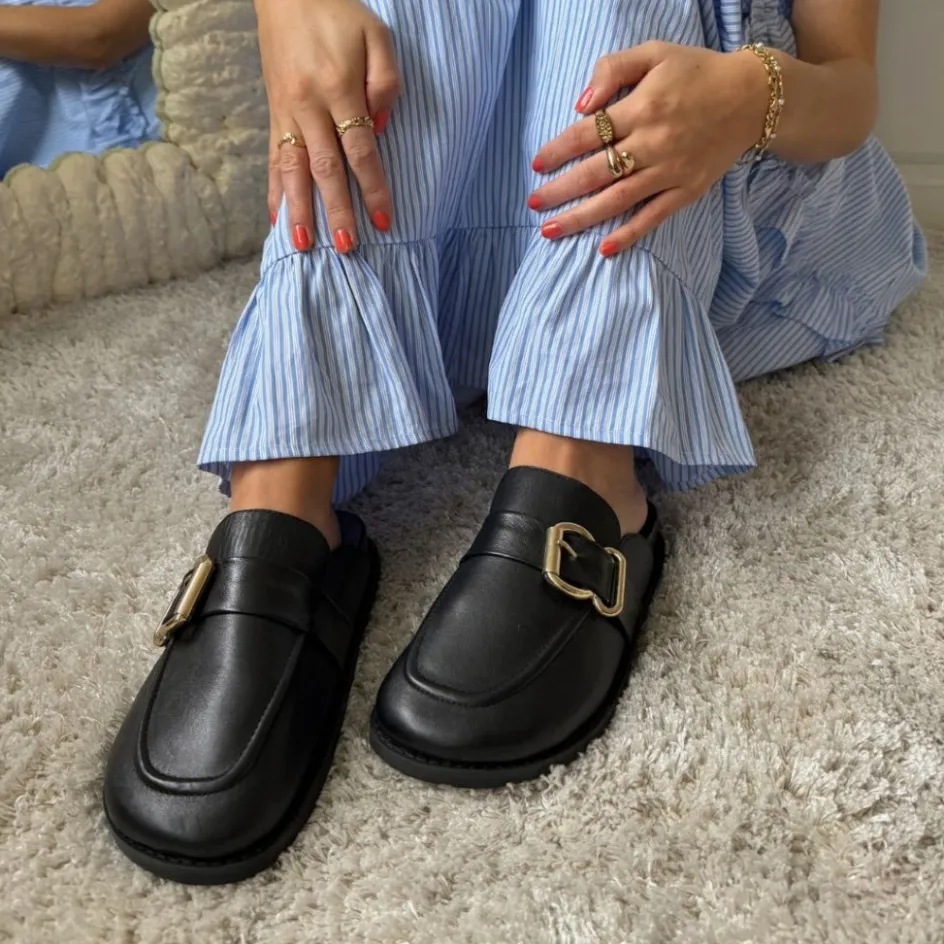 Copenhagen Shoes Mules · Slip Ins*CARRIE GIRL - BLACK Carriegirl loafer black 1