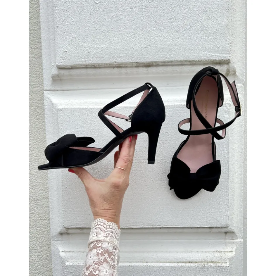 Copenhagen Shoes Sandaler Med Hæl | Stiletter*CELEBRATE - Josefine Valentin - BLACK Celebratejosefine valentin heels black