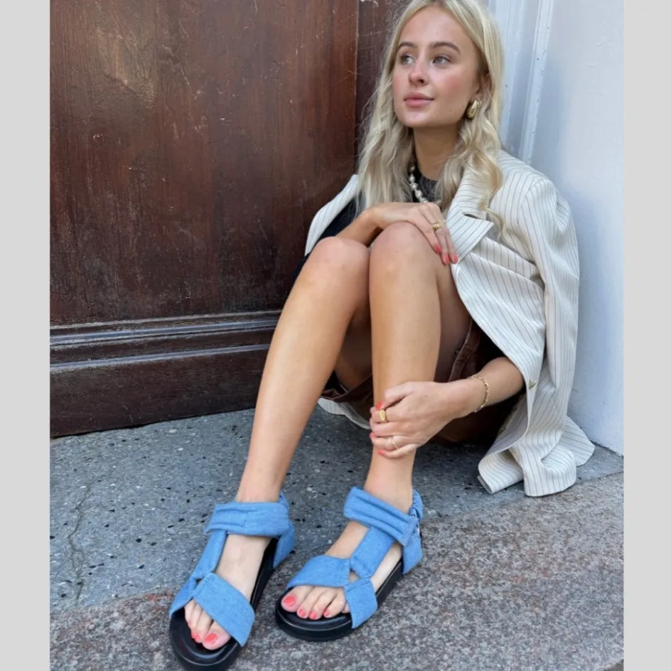 copenhagen_summer__denim__light_blue_3.webp Copenhagen Shoes Flade Sandaler*COPENHAGEN SUMMER - DENIM - Light blue