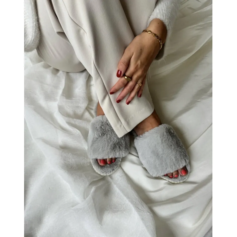 Copenhagen Shoes Hjemmesko*COSY - GREY Cosyhomeslipper grey