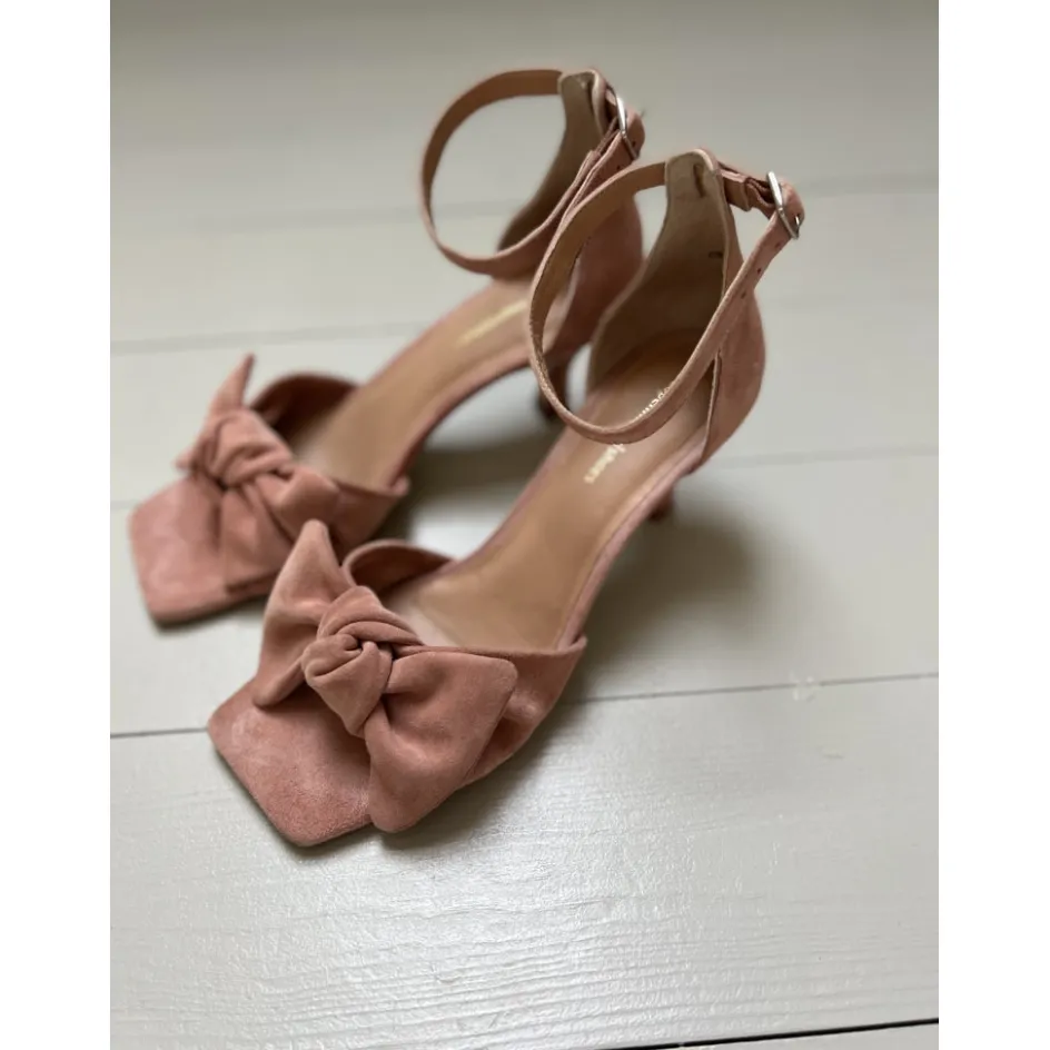 dancing__suede__papaya_2.webp Copenhagen Shoes Sandaler Med Hæl | Stiletter*DANCING 23 SUEDE - PAPAYA Dancing23 suede heels papaya