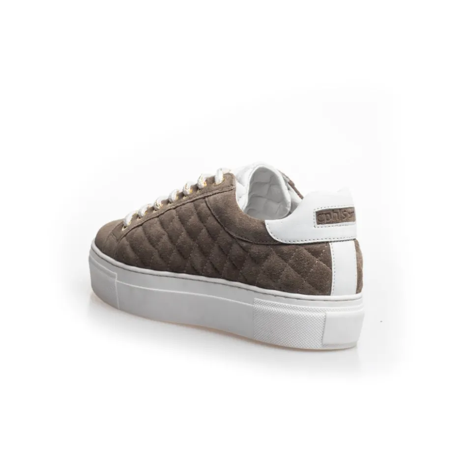 days_of_fun_quilt_suede__taupe_2.webp Copenhagen Shoes Sneakers*DAYS OF FUN QUILT SUEDE - Taupe