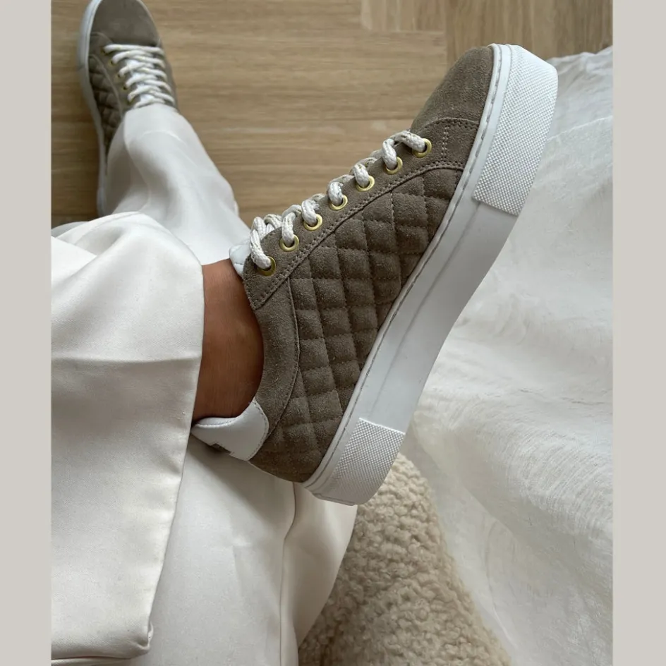days_of_fun_quilt_suede__taupe_4.webp Copenhagen Shoes Sneakers*DAYS OF FUN QUILT SUEDE - Taupe