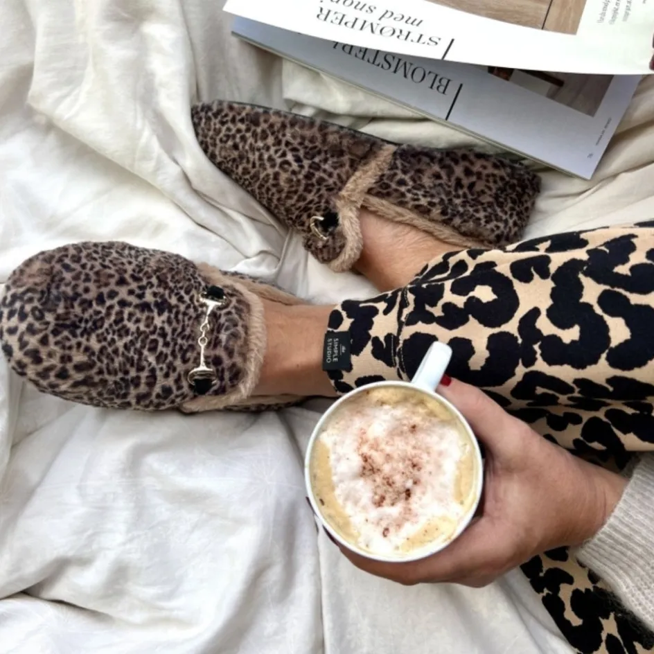 Copenhagen Shoes Hjemmesko*DREAMING - MINI LEOPARDO Dreaminghomeslipper mini leopardo