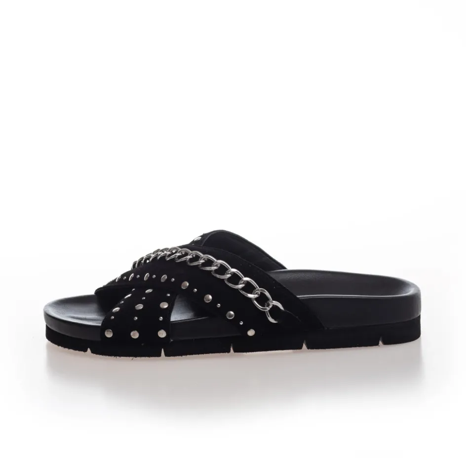 Copenhagen Shoes Flade Sandaler*ENERGY Copenhagenshoes By Josefine Valentin - Black