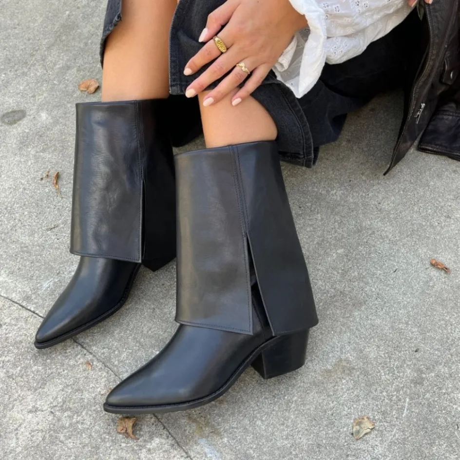 falling_high__black_5.webp Copenhagen Shoes Lange Støvler*FALLING HIGH - BLACK Fallinghigh pre order del end sept stoevler black