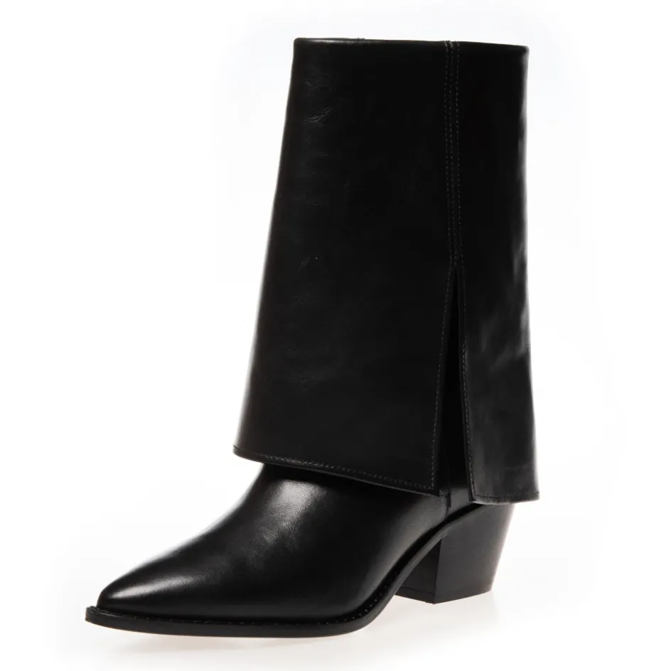 falling_high__black_8.webp Copenhagen Shoes Lange Støvler*FALLING HIGH - BLACK Fallinghigh pre order del end sept stoevler black