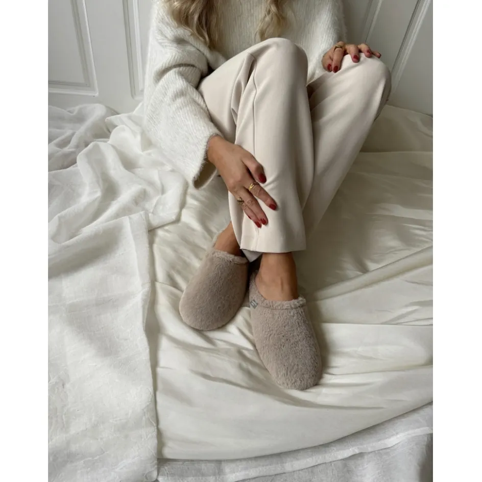Copenhagen Shoes Hjemmesko*FEEL - BEIGE Feelhomeslipper beige