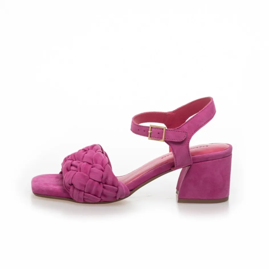 Copenhagen Shoes Stiletter | Sandaler Med Hæl*FEEL IT - SUEDE - PINK Feelit suede heels pink