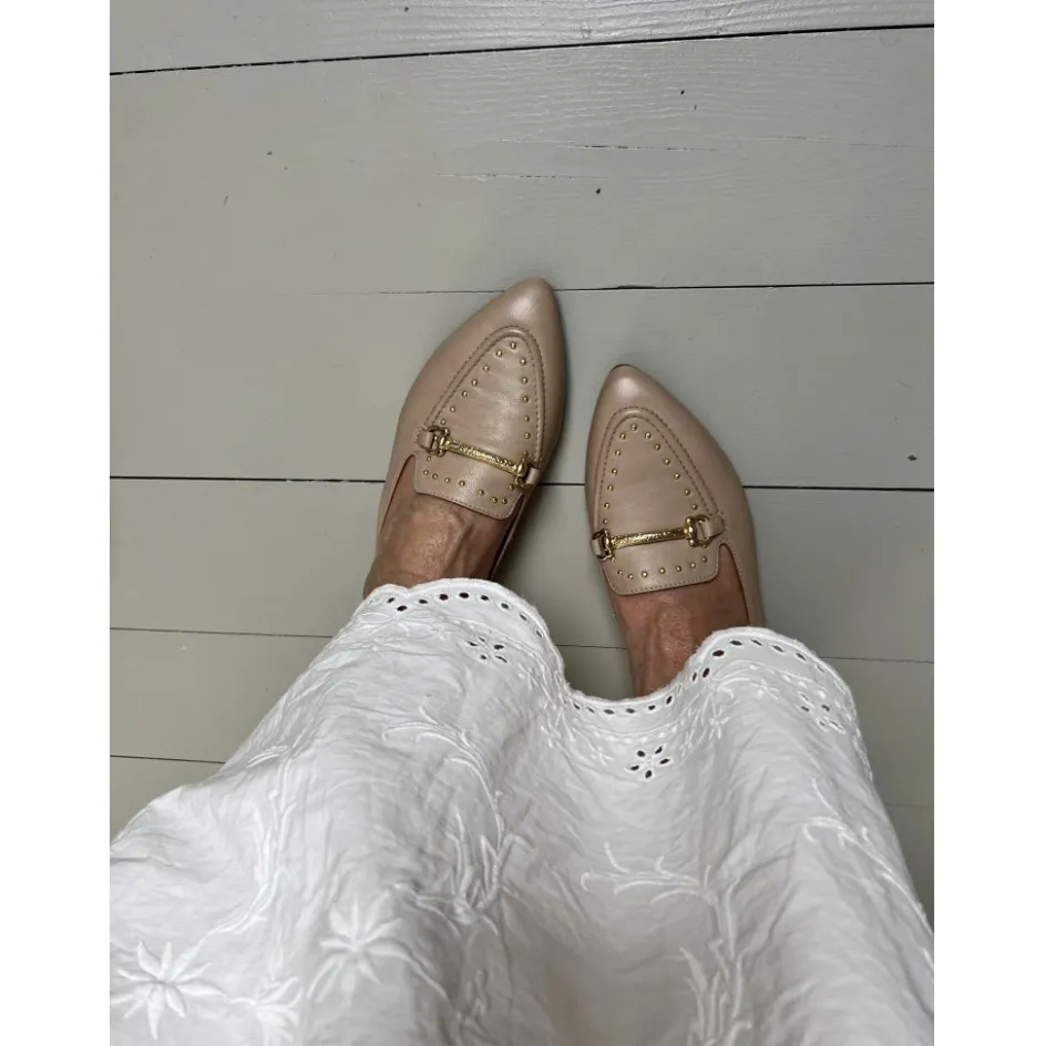 Copenhagen Shoes Loafers*FEELS LIKE SUMMER - Nude Feelslike summer loafer nude