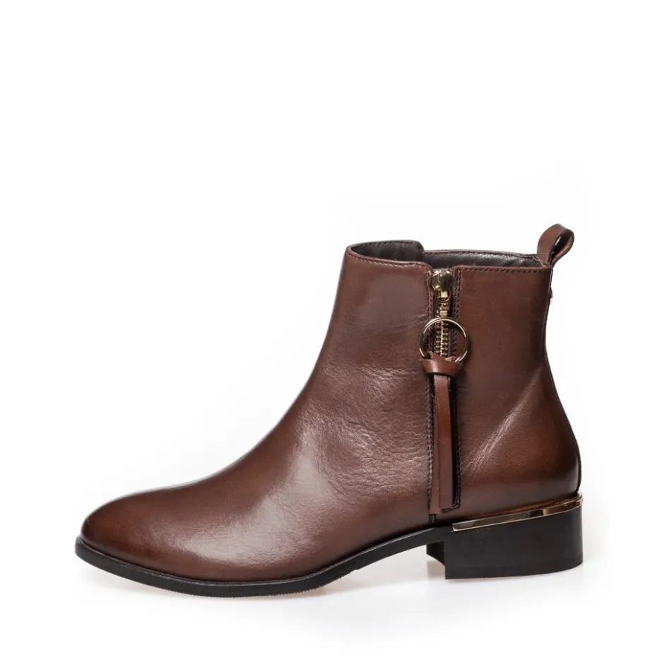 Copenhagen Shoes Ankelstøvler*FEVER Leather 22 - Dark Brown Feverleather 22 boot dark brown