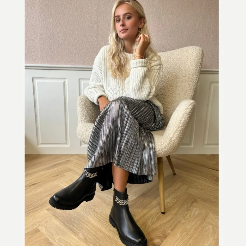 flower_eyes__blacksilver_10.webp Copenhagen Shoes Ankelstøvler*FLOWER EYES - BLACK/SILVER Flowereyes boot black silver