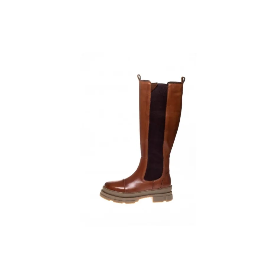 Copenhagen Shoes Lange Støvler*FOLLOW ME 22 - Cognac