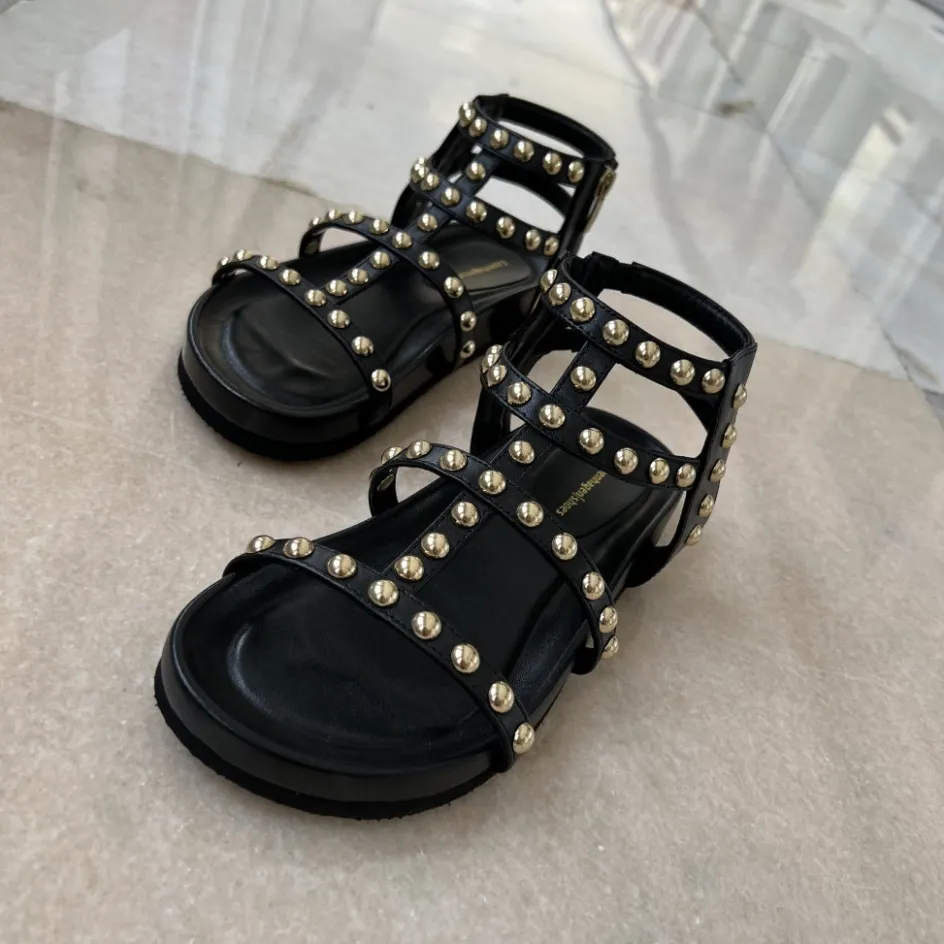 glorie_night__black_2.webp Copenhagen Shoes Flade Sandaler*GLORIE NIGHT - BLACK Glorienight sandal black