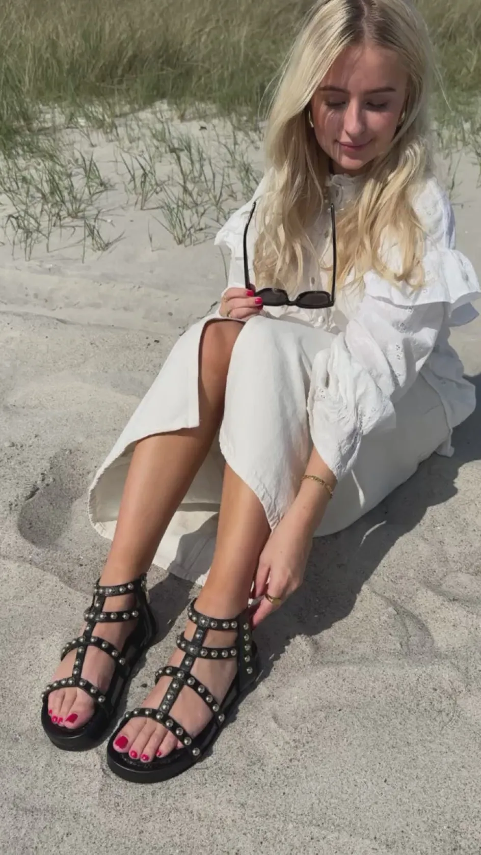 glorie_night__black_3.webp Copenhagen Shoes Flade Sandaler*GLORIE NIGHT - BLACK Glorienight sandal black