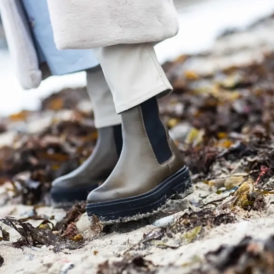Copenhagen Shoes Chelsea Boots | Ankelstøvler*GOING - Army Goingboot army