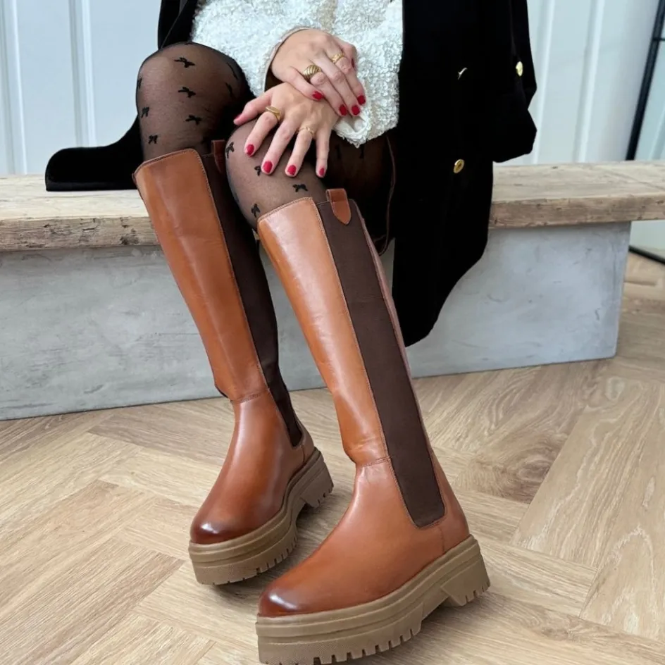 going_high__copenhagen__cognac_3.webp Copenhagen Shoes Lange Støvler*GOING HIGH 22 COPENHAGEN - Cognac