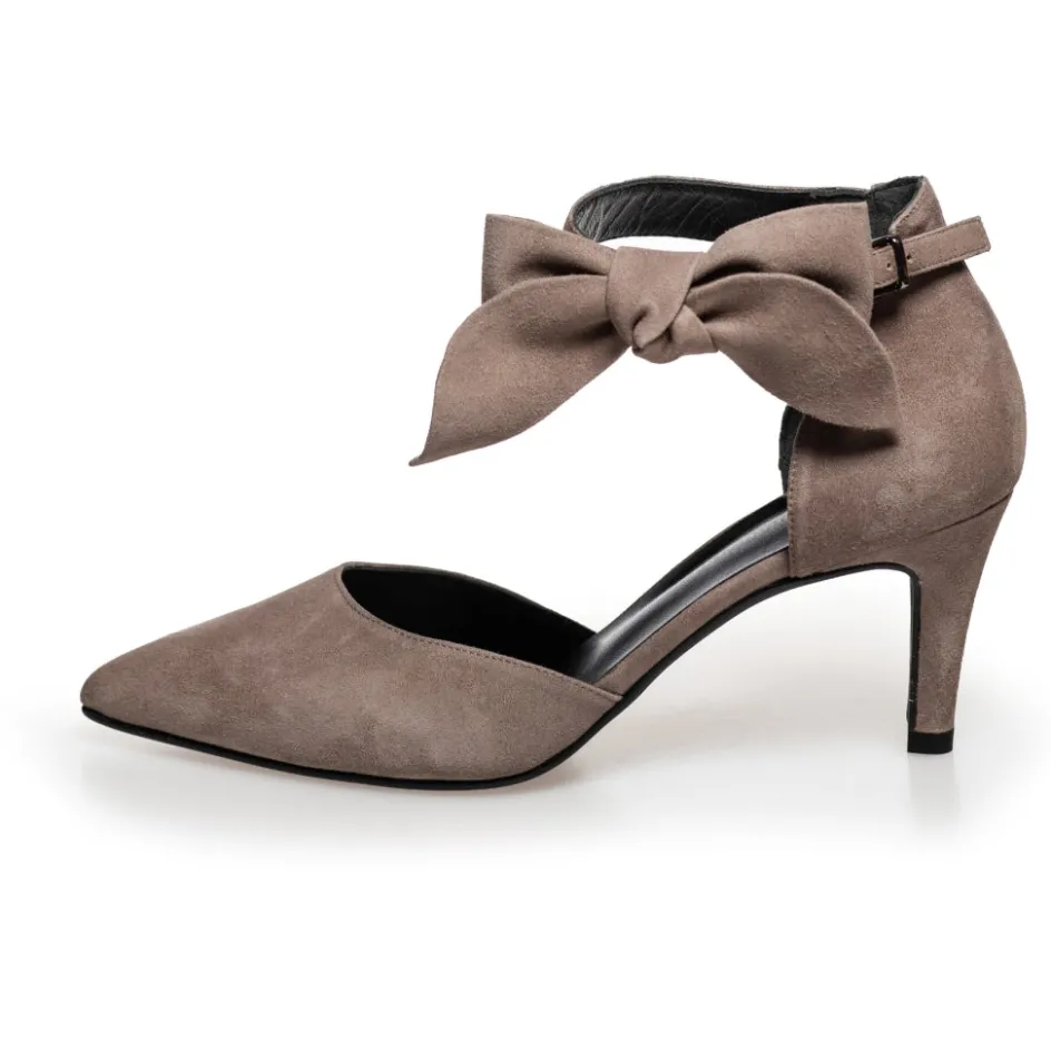 Copenhagen Shoes Stiletter*GOING OUT SUEDE - BEIGE (TOPO) Goingout suede heels beige topo