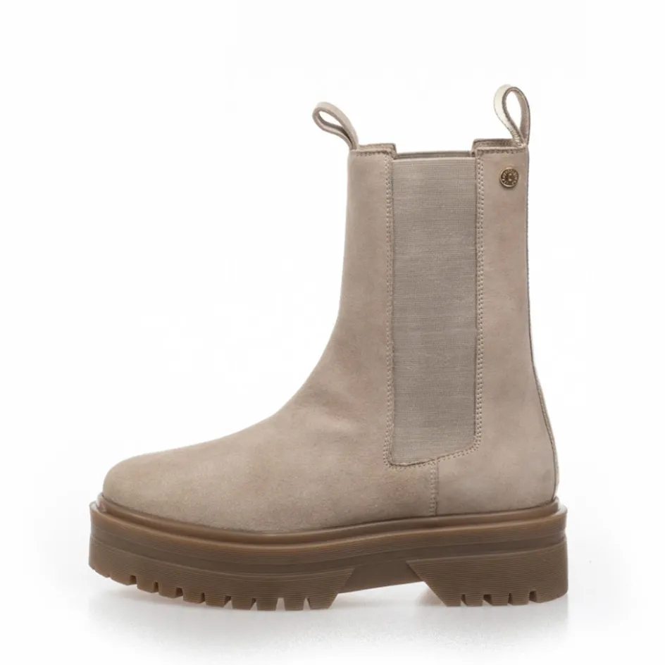 Copenhagen Shoes Chelsea Boots | Ankelstøvler*GOING SUEDE 22 - Beige Suede Goingsuede 22 boot beige suede