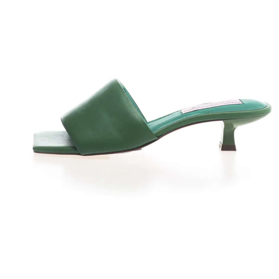 good_vibes__green_3.webp Copenhagen Shoes Sandaler Med Hæl | Stiletter*GOOD VIBES - GREEN Goodvibes sandal green