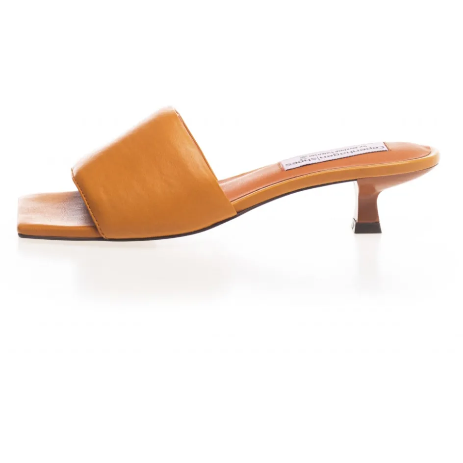 Copenhagen Shoes Sandaler Med Hæl | Stiletter*GOOD VIBES - ORANGE Goodvibes sandal orange