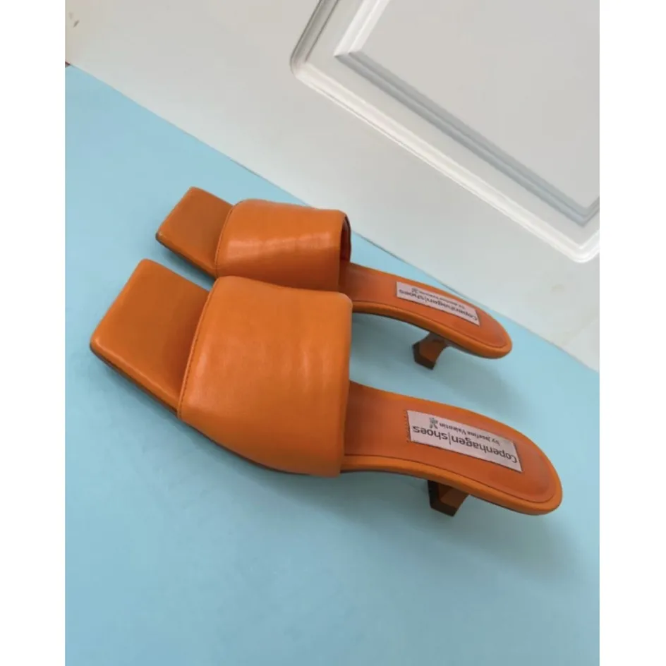 good_vibes__orange_5.webp Copenhagen Shoes Sandaler Med Hæl | Stiletter*GOOD VIBES - ORANGE Goodvibes sandal orange