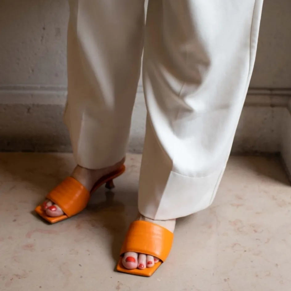 good_vibes__orange_6.webp Copenhagen Shoes Sandaler Med Hæl | Stiletter*GOOD VIBES - ORANGE Goodvibes sandal orange