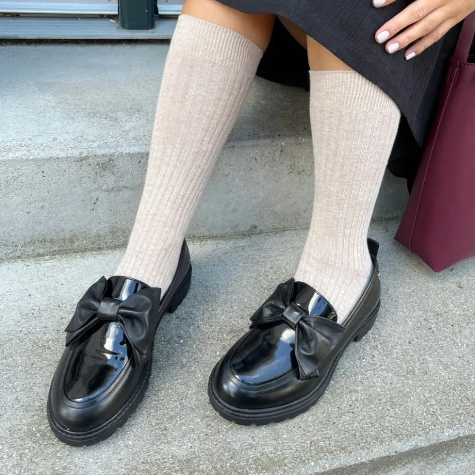 Copenhagen Shoes Loafers*HELLO BOW - Black