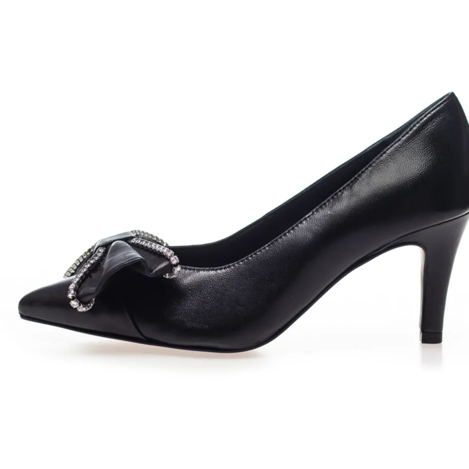 Copenhagen Shoes Stiletter*HER MOMENTS LEATHER - BLACK Hermoments leather heels black