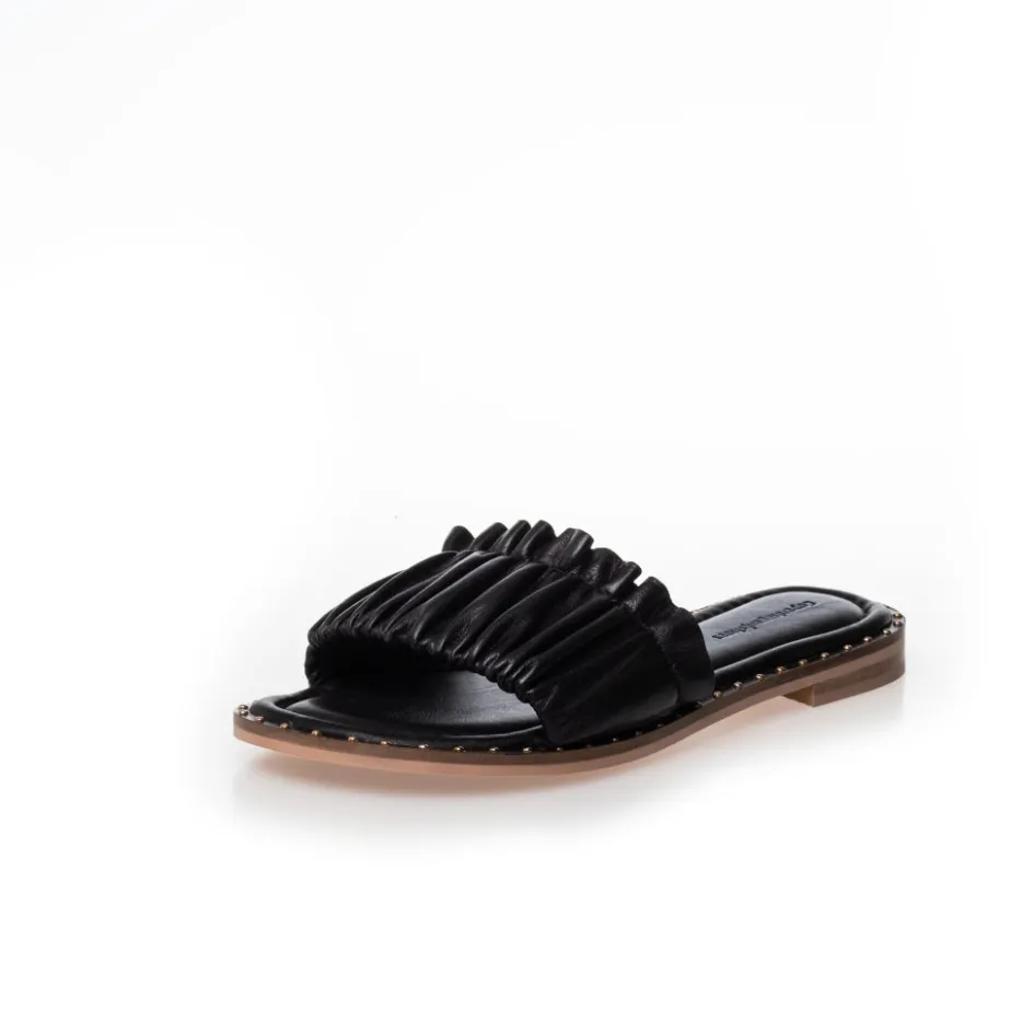 hold_me__black_2.webp Copenhagen Shoes Flade Sandaler*HOLD ME - Black