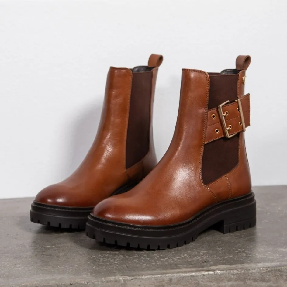 Copenhagen Shoes Chelsea Boots | Ankelstøvler*ITS LIKE FALL - COGNAC Itslike fall stoevler cognac